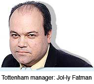 allgoonerdup: arsenal fans web site - latest news and stuff - this is a picture of tottenham manager fat boy martin jol-ly fat man